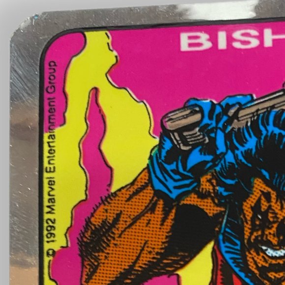 1992 Marvel Entertainment, Non Prism Foil Machine Sticker Card,  Trading Cards - Picture 4 of 9